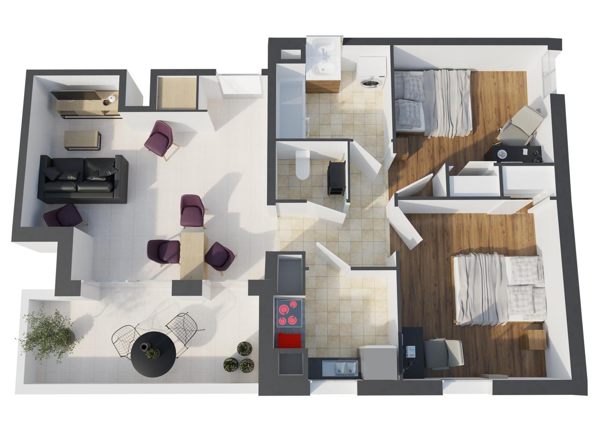 La Loge Du Minotaure, Parking Et Bureaux Apartment